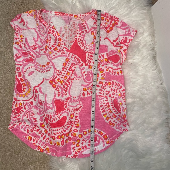 Lilly Pulitzer Duval Truck In Love Top size S - Picture 6 of 9